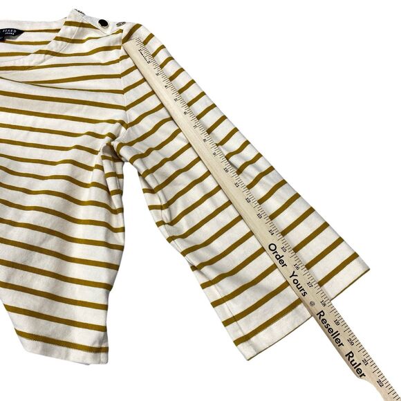 Veronica Beard Jeans Hovey Striped Top Long Sleeve Women’s X- Large - Picture 9 of 15